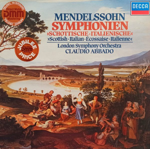 Mendelssohn. London Symphony Orchestra. Claudio Abbado. Феликс Мендельсон (Germany, 1983) LP, EX+