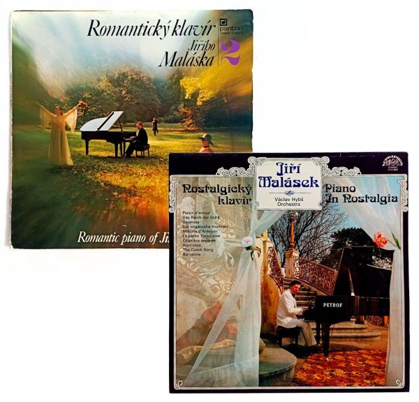 Jiri Malasek. Piano In Nostalgia / Romantic Piano (Czechoslovakia, 1982 / 1976) 2хLP, EX, виниловые пластинки