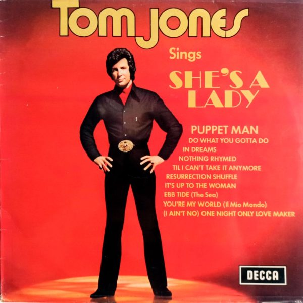 Tom Jones Sings She's A Lady. Том Джонс (UK, 1971) LP, EX, виниловая пластинка
