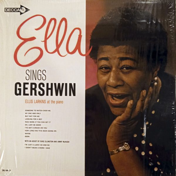 Ella Fitzgerald With Ellis Larkins (Элла Фицджеральд и Эллис Ларкинс) - Ella Sings Gershwin (USA, 1963) LP, EX, виниловая пластинка