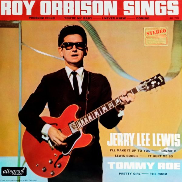 Roy Orbison, Jerry Lee Lewis & Tommy Roe - Roy Orbison Sings. Рой Орбисон (UK, 1965) LP, EX+, виниловая пластинка