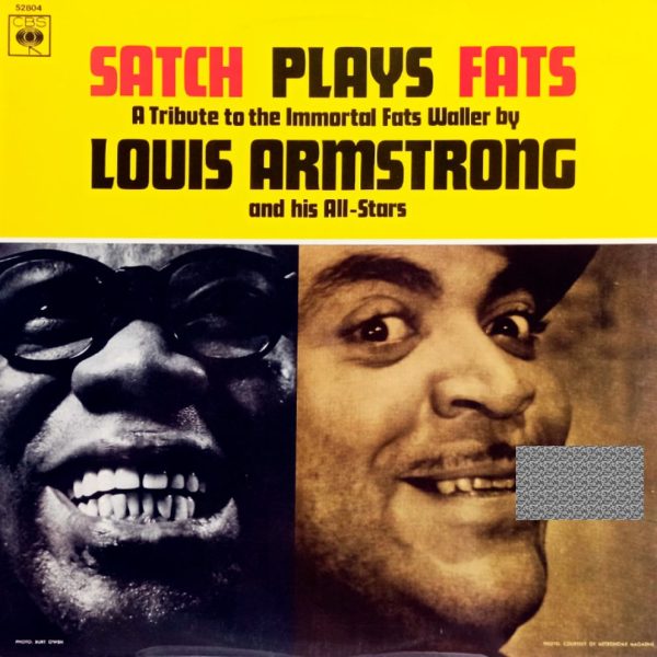 Louis Armstrong And His All-Stars. Satch Plays Fats (Holland, 1970) LP, NM, виниловая пластинка