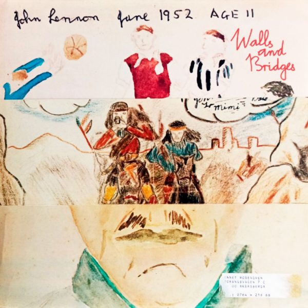 John Lennon - Walls And Bridges, Джон Леннон (UK, 1974) LP, EX+ виниловая пластинка, буклет