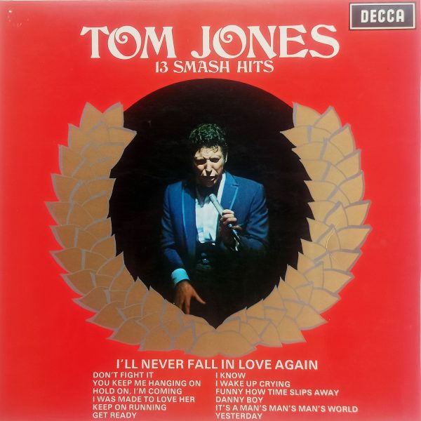 Tom Jones -13 Smash Hits (UK, 1967) LP, NM, виниловая пластинка