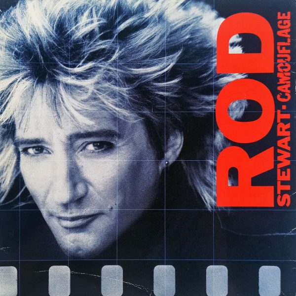 Rod Stewart - Camouflage (Germany, 1984) LP, VG+, виниловая пластинка, постер